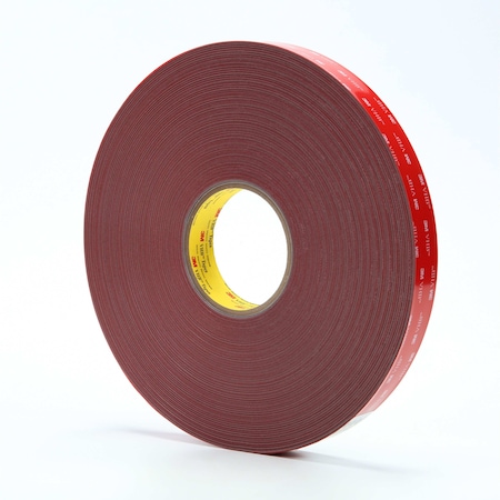 3M Vhb Tape 4936F, Gray, 1 In X 72 Yd, 25 Mil, Film Liner 7010334234